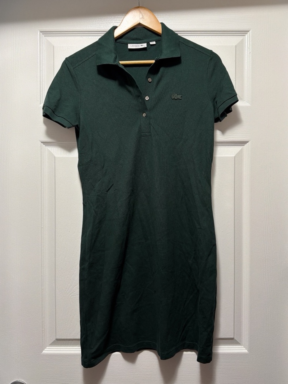 Lacoste Women’s Forest Green Polo Mini Dress